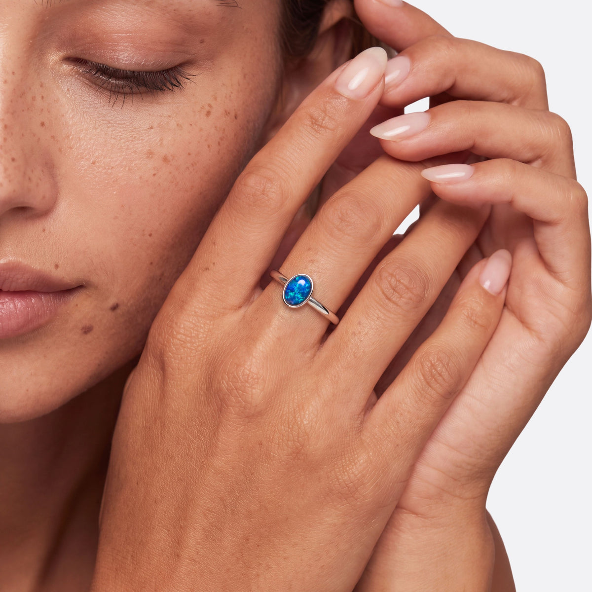 Ellipse of Flame Blue/Green