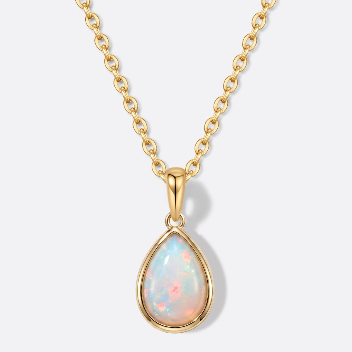 White Opal / Yellow Gold