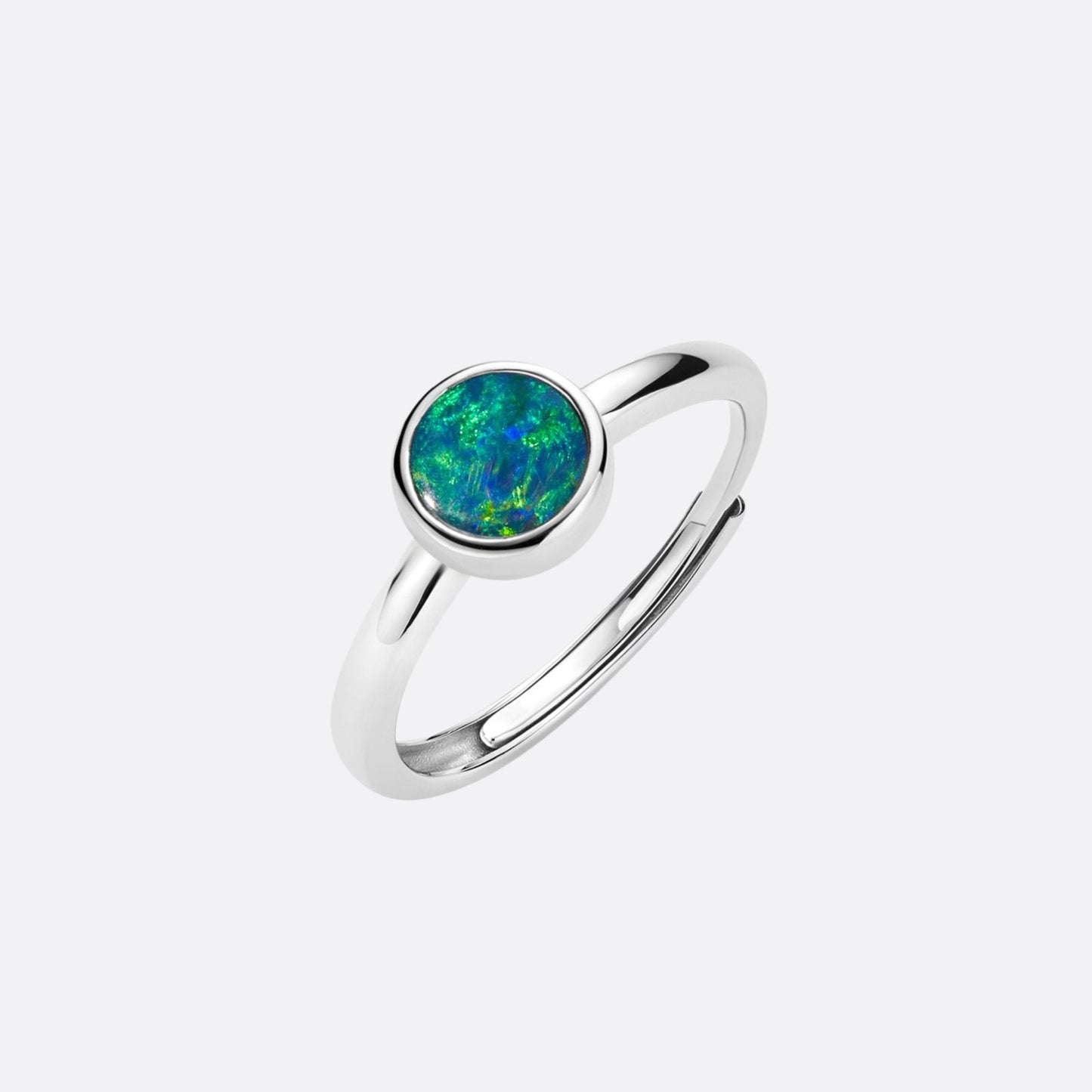 Circle of the Black Opal - Ring | Liberty Angels