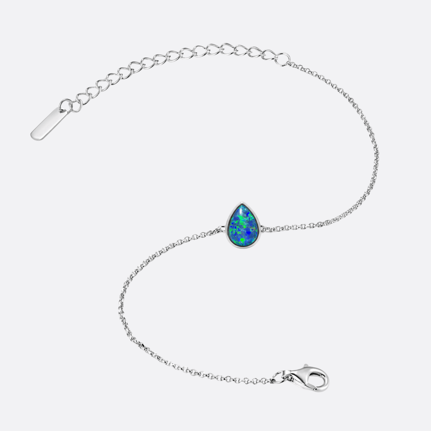 Drop of Flamme Blue/Green - Armband | Liberty Angels