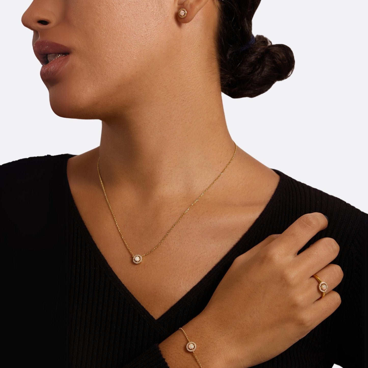 Golden Opal Spectacle - Ohrring | Liberty Angels