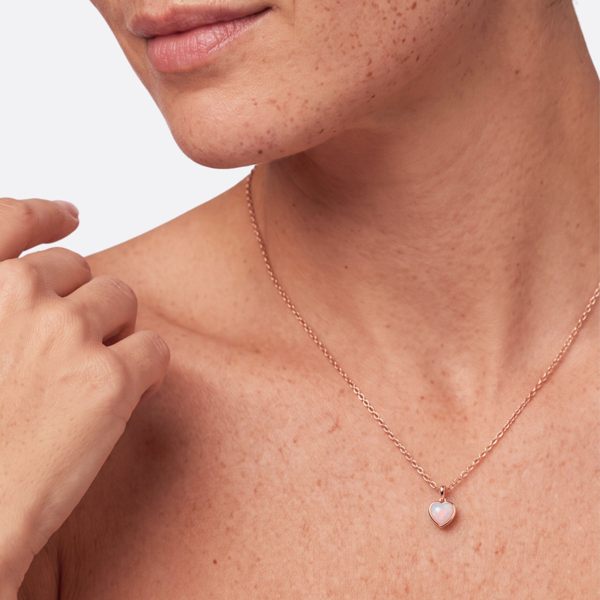White Opal / Rose Gold