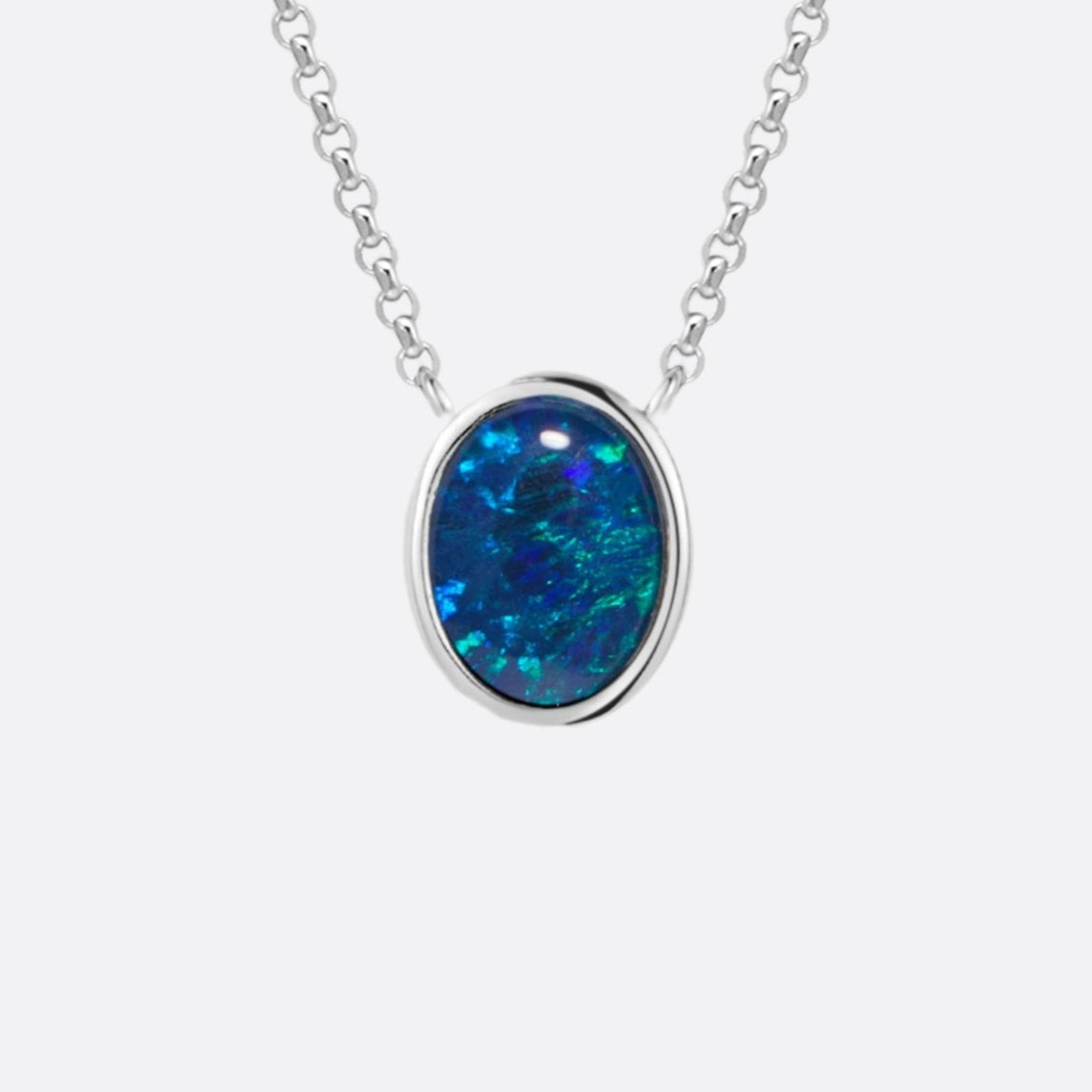 OpalKette - Ellipse of the Black Opal - FAERELLI
