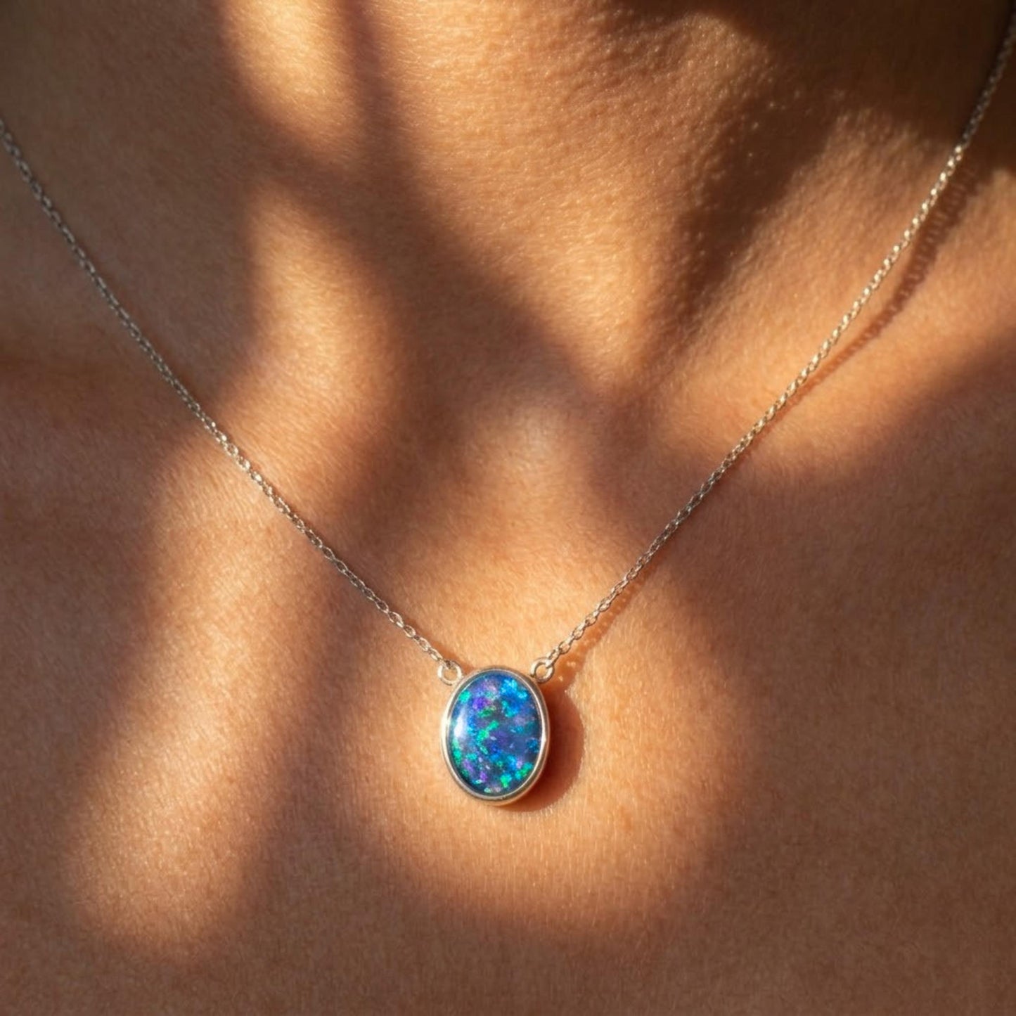 Ellipse of Flame Blue/Green