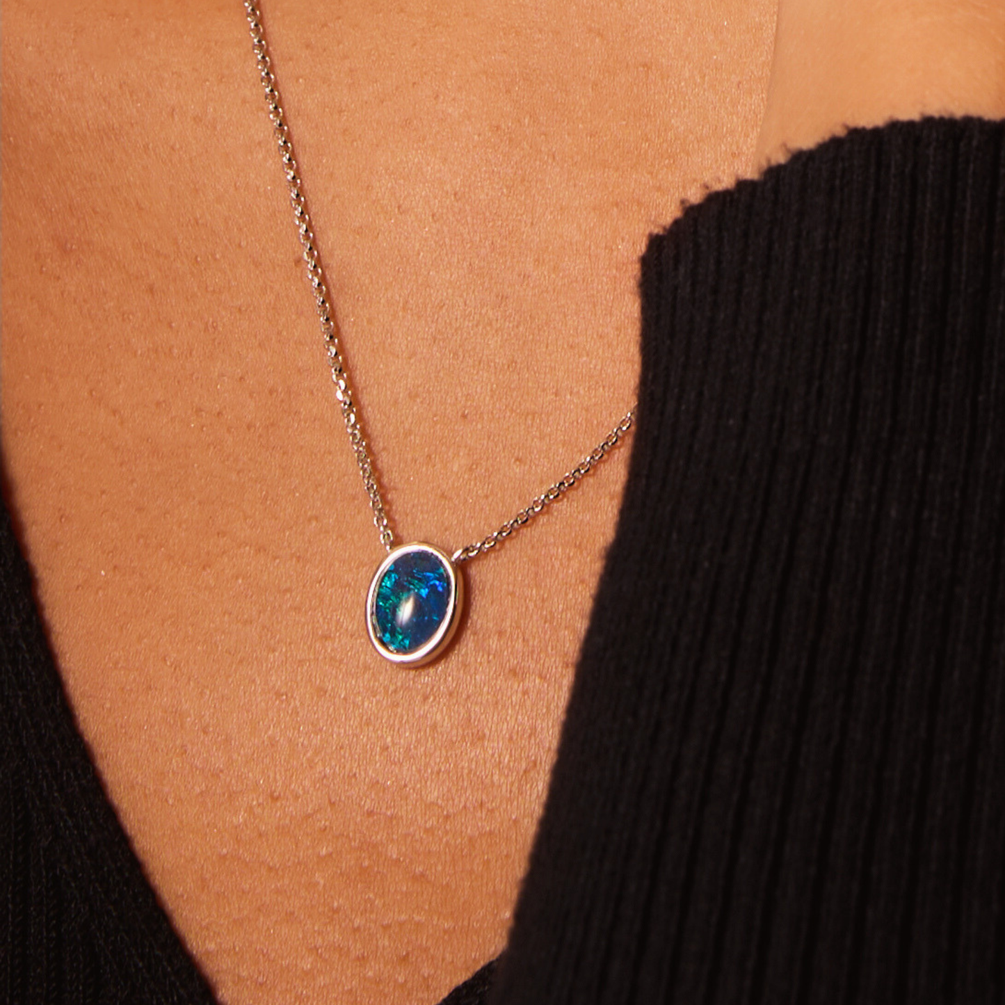 Ellipse of Flame Blue/Green