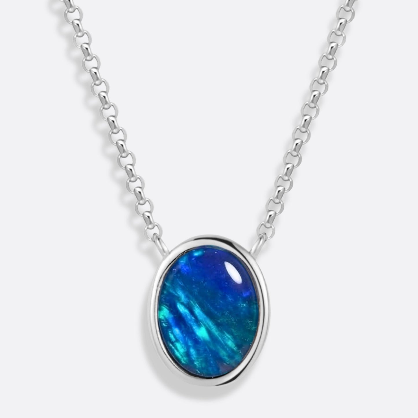 Ellipse of Flame Blue/Green