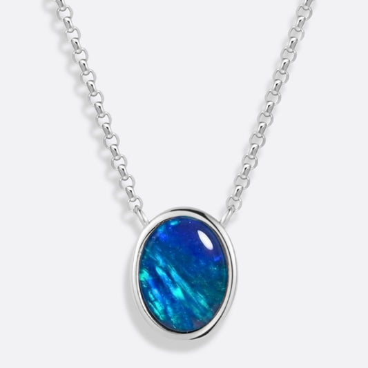 Ellipse of Flame Blue/Green