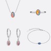 Allure of Flame Red - Komplett - Set - Schmuck - Set | Liberty Angels