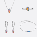 Allure of Flame Red - Komplett - Set - Schmuck - Set | Liberty Angels