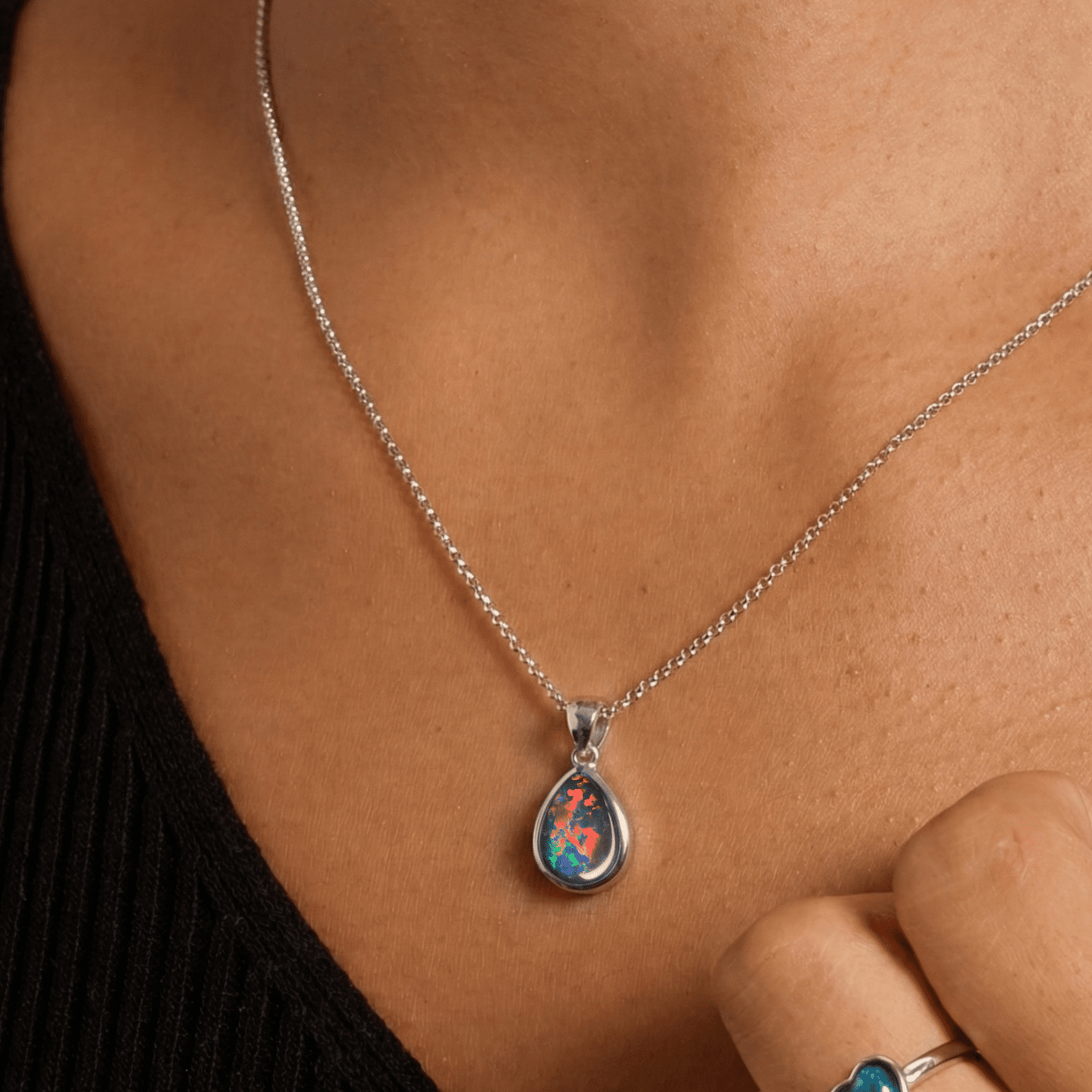 Drop of Flame Red - Kette | Liberty Angels