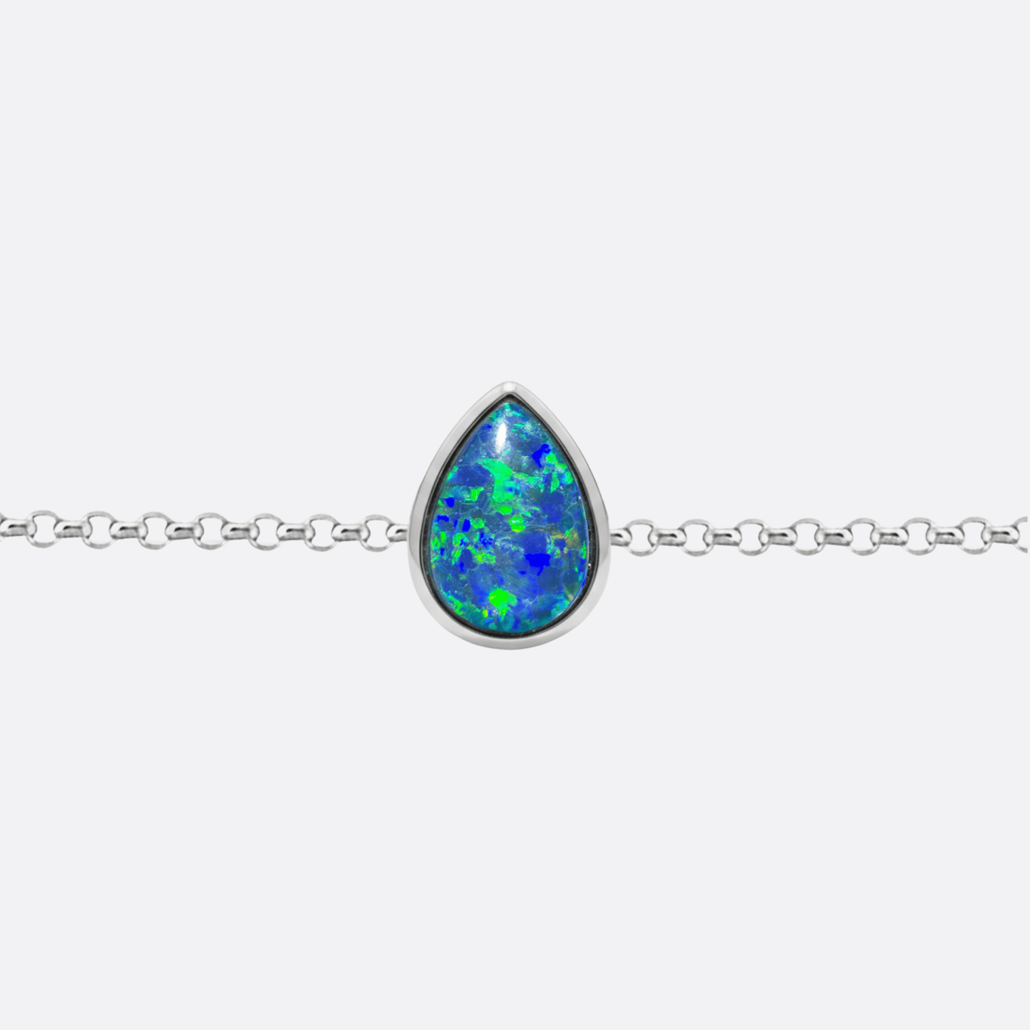 Drop of Flamme Blue/Green - Armband | Liberty Angels
