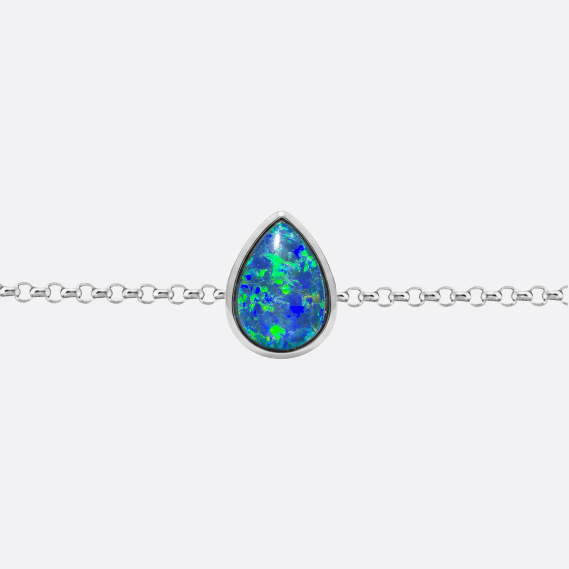 Drop of Flamme Blue/Green - Armband | Liberty Angels