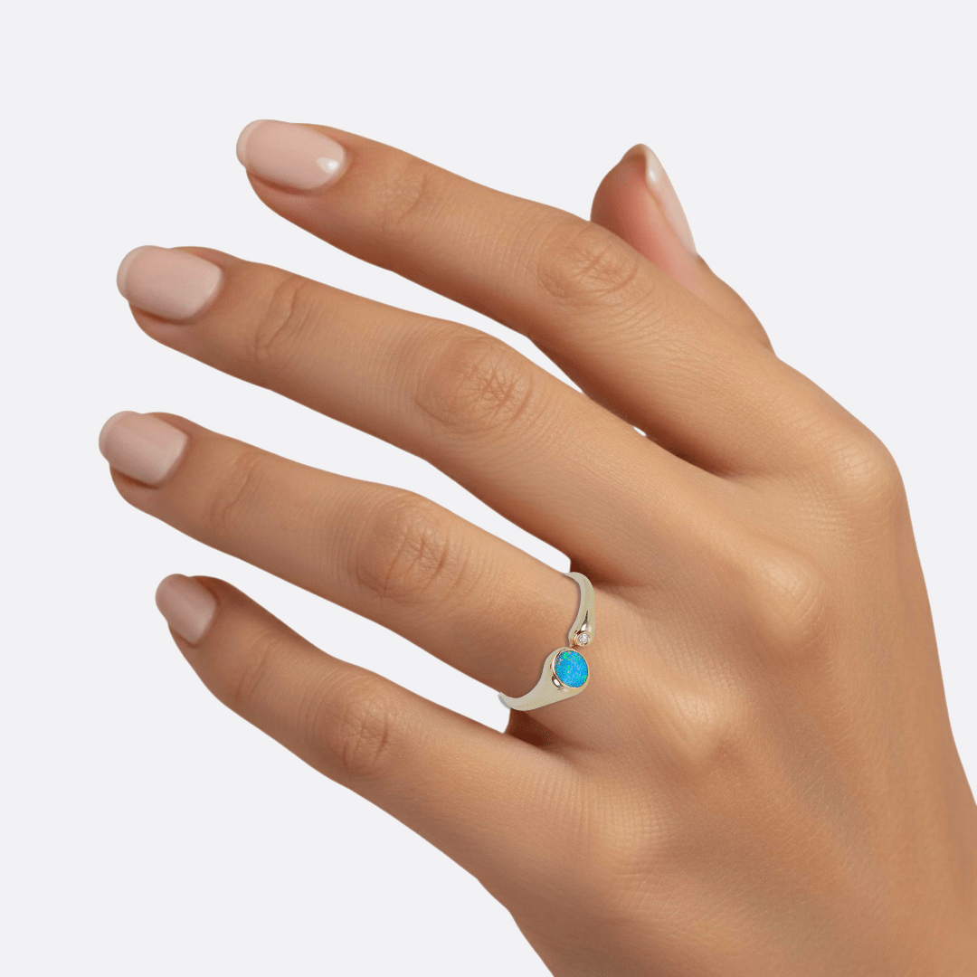 Dual Gem Motion - Ring | Liberty Angels