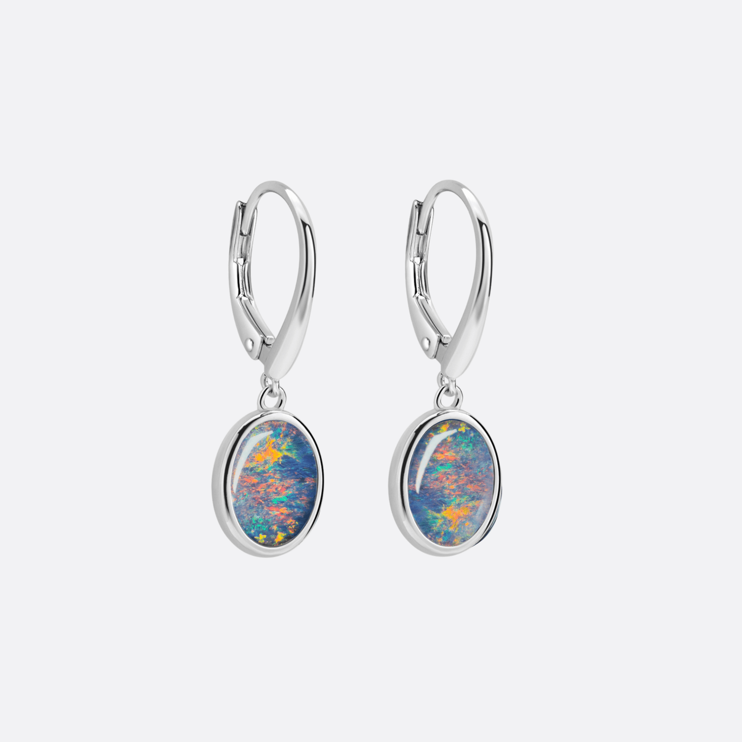 Ellipse of Flame Red - Ohrring | Liberty Angels