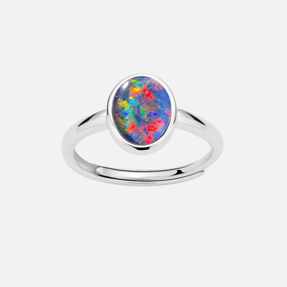Ellipse of Flame Red - Ring | Liberty Angels