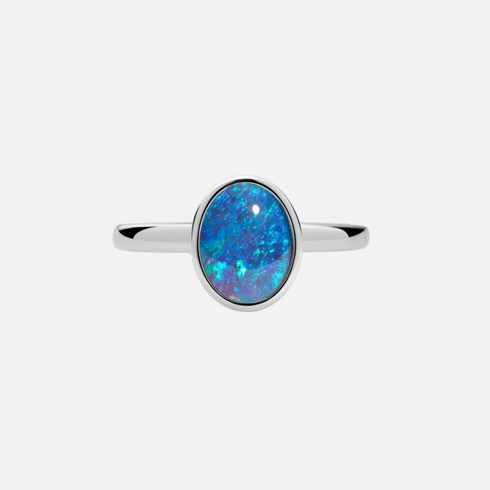 Ellipse of the Black Opal - Ring | Liberty Angels