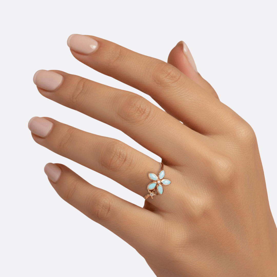 Golden Flower - Ring | Liberty Angels