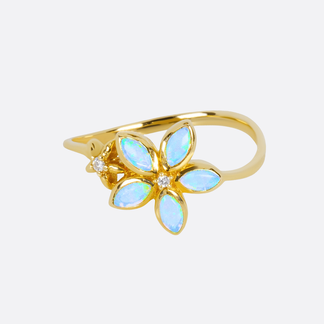 Golden Flower - Ring | Liberty Angels