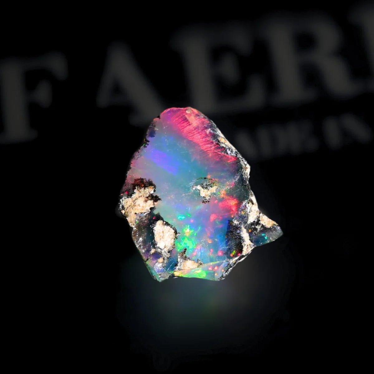 Opal 1x1 cm in Sammlerbox mit Lupe - | Liberty Angels