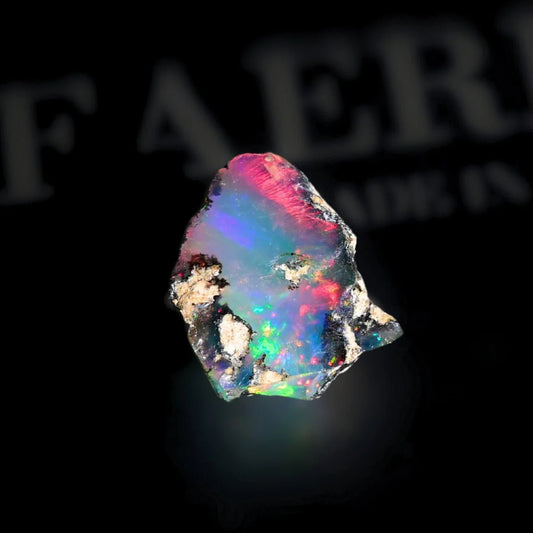 Opal 1x1 cm in Sammlerbox mit Lupe - | Liberty Angels