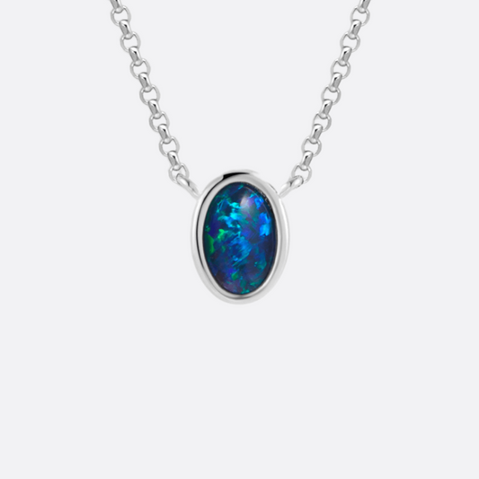 OpalKette - Allure of the Black Opal - FAERELLI