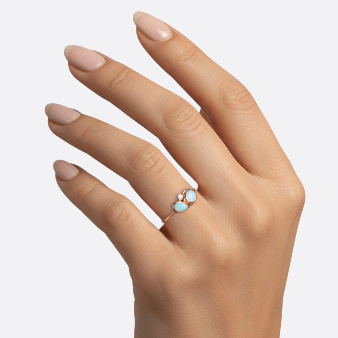 White Dew Harmony - Ring | Liberty Angels